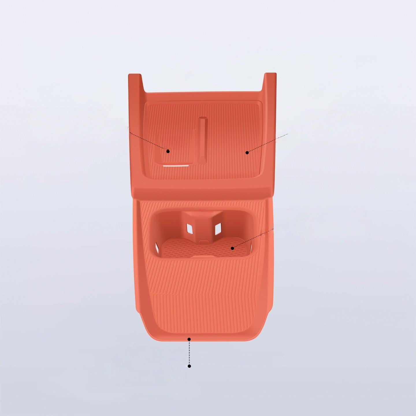Center Console Silicone Mat Set for Deepal S05