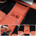 Center Console Silicone Mat Set for Deepal S05