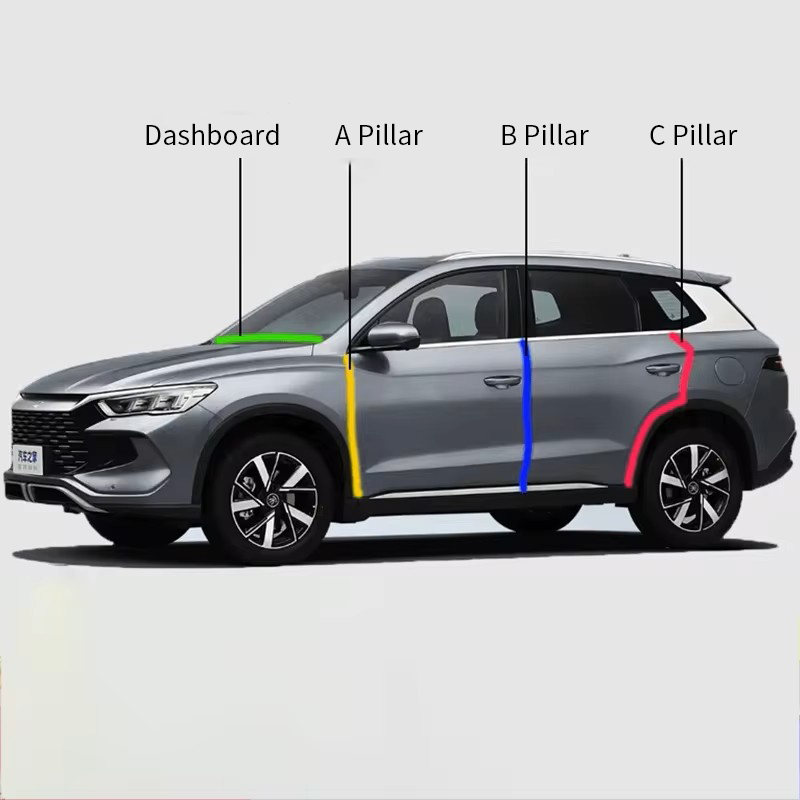 Door A B C-Pillar Seal Strip for Deepal S05 S07 S7 SL03 L07