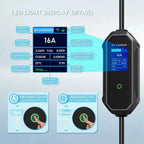 2026 EV Portable Charger Adjustable Output Current 8-32A Max Power 22kW for Electric Vehicle Charger