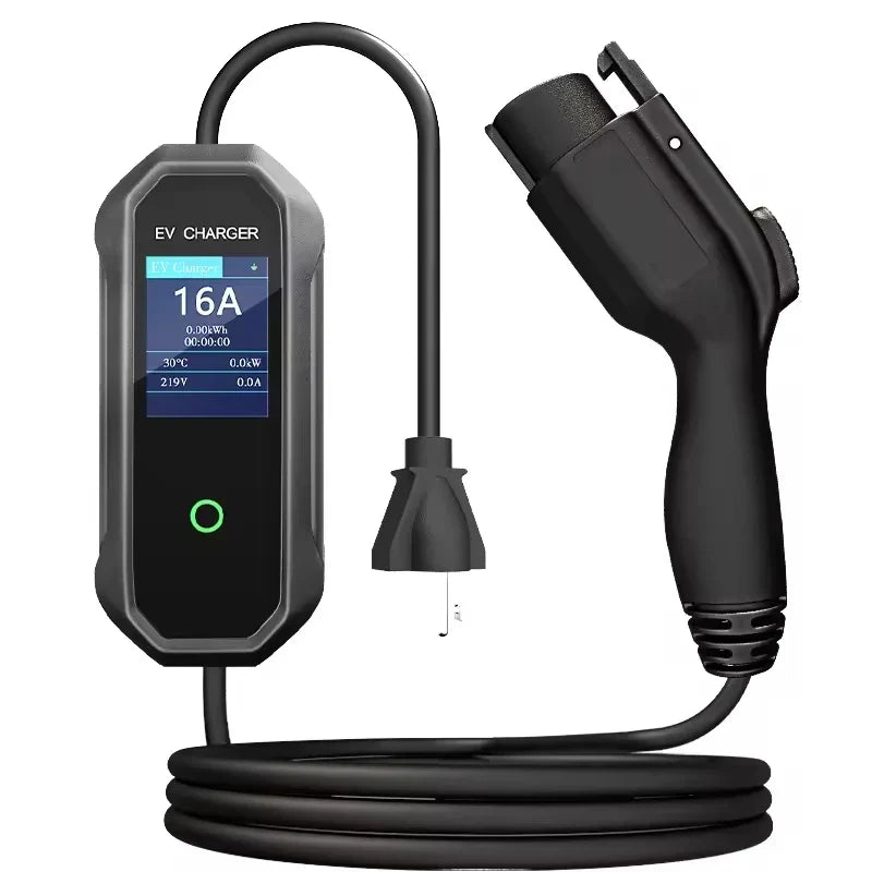 2026 EV Portable Charger Adjustable Output Current 8-32A Max Power 22kW for Electric Vehicle Charger