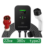 Bluetooth WiFi + APP charging pile 7KW11KW22KW AC gun EV electric car