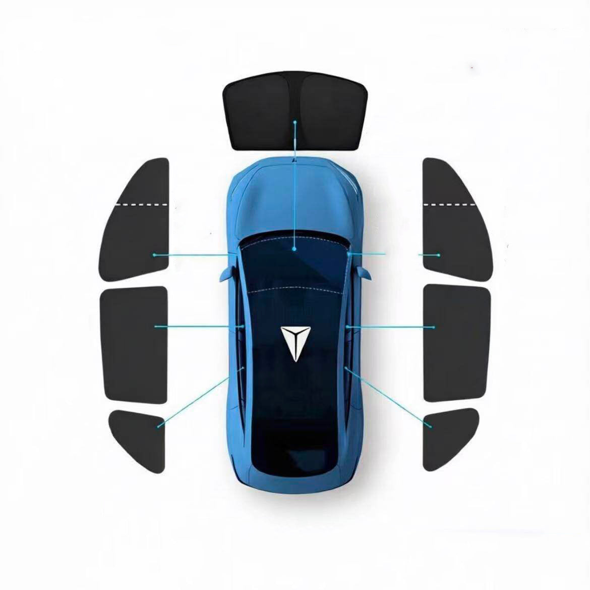Car Window Sun Shade Set for Deepal S05/S07/G318/L07