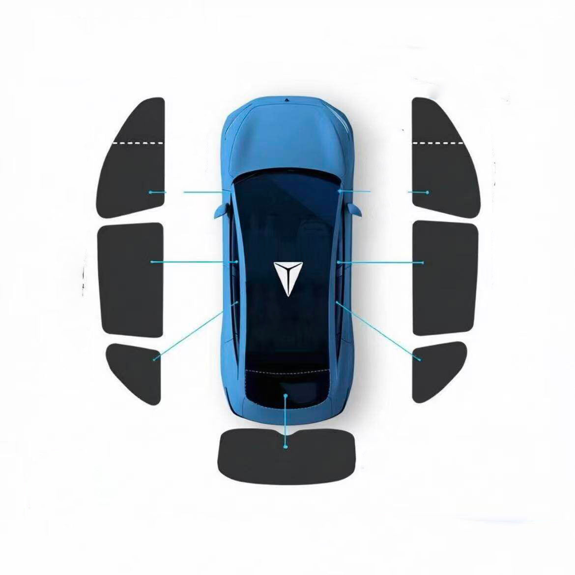 Car Window Sun Shade Set for Deepal S05/S07/G318/L07