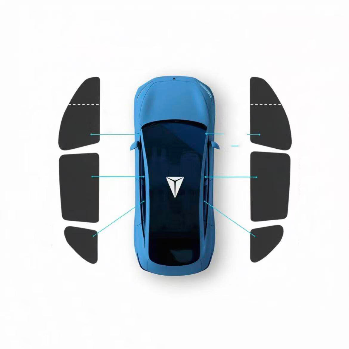 Car Window Sun Shade Set for Deepal S05/S07/G318/L07