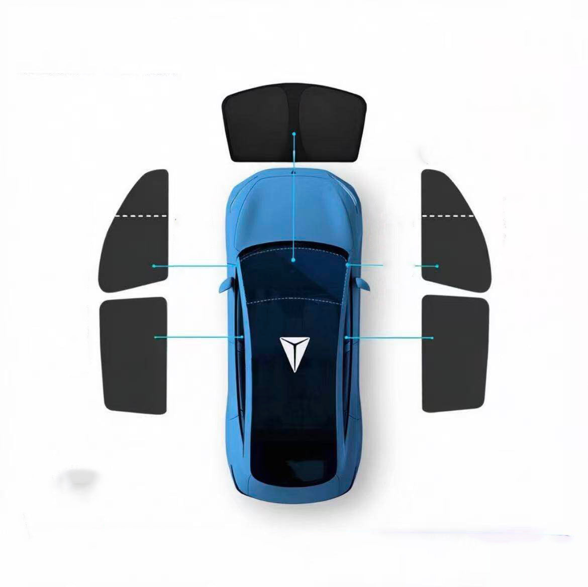 Car Window Sun Shade Set for Deepal S05/S07/G318/L07