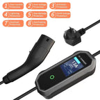 2026 EV Portable Charger Adjustable Output Current 8-32A Max Power 22kW for Electric Vehicle Charger